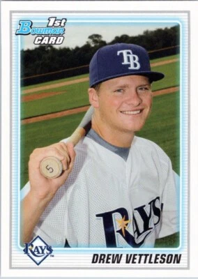 2010 Bowman Draft Prospects #BDPP59 Drew Vettleson Tampa Bay Rays - Image 1 of 2