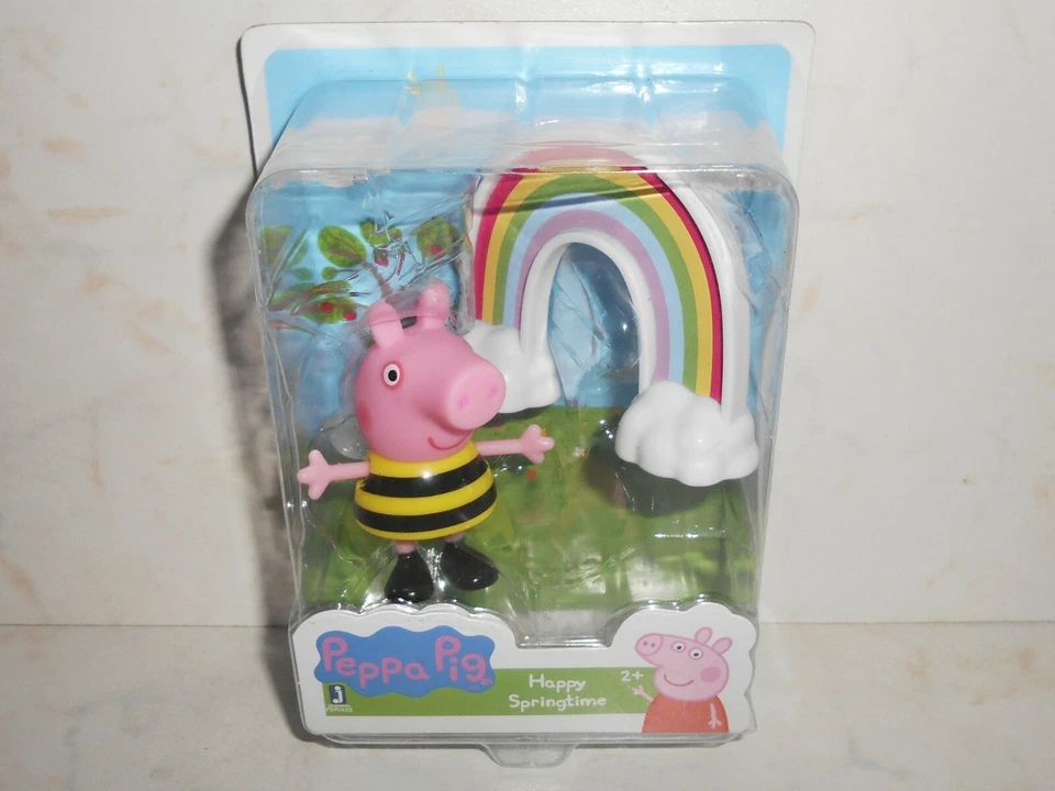 Peppa Pig Cartoon Happy Springtime Rainbow Figure Jazwares PEP0482 3