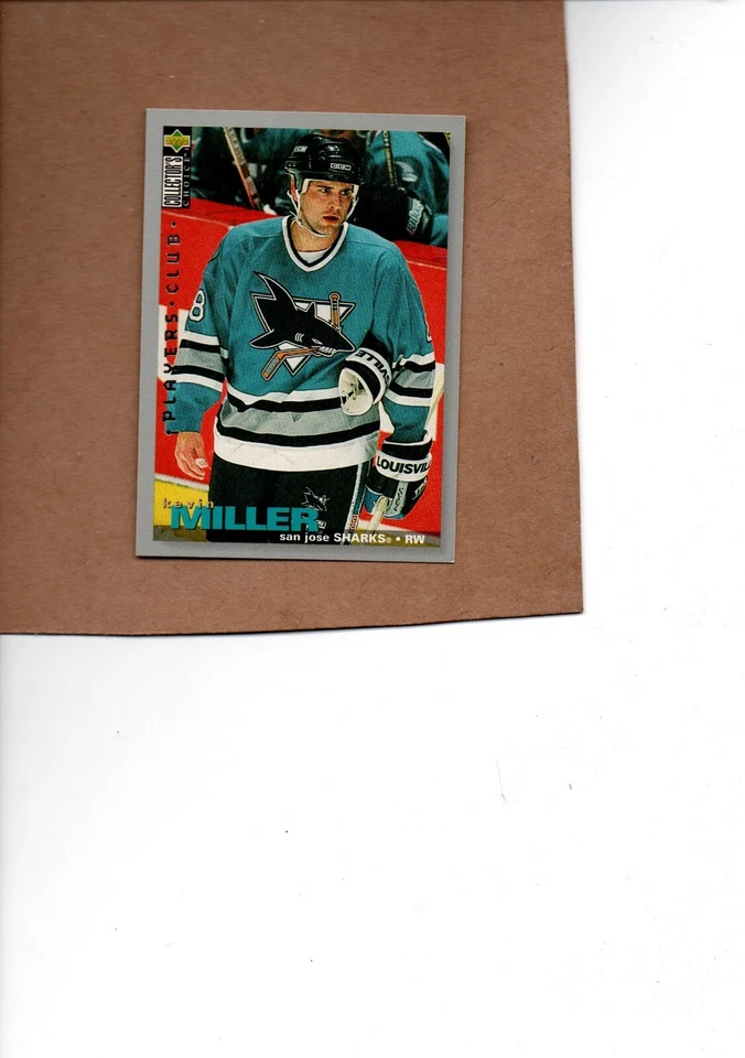 kevin miller sharks 275 1995/96 ud coll choice players club card - Image 1 of 1