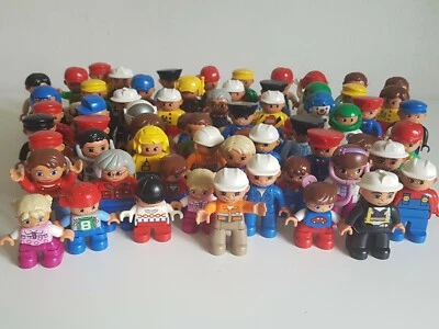 Lego Duplo • 10 Figuren • bunt gemischt • Menschen Kinder Oma Opa Eltern - Bild 1 von 2