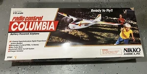 Nikko radio controlled airplane battery powered 1990 Columbia plane open box New - Picture 1 of 13