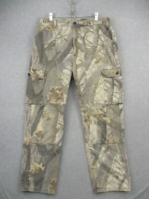Vintage Walls Outdoors Realtree Camouflage Pants Large Cargo Hunting Fishing - Image 1 of 4