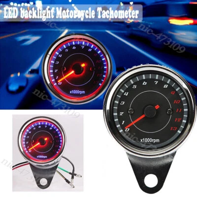 Night Light Tachometer Gauge for Honda VT Shadow Ace Classic 500 700 750 1100 Foto 1 de 4