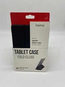 Hama 216452 Fold Clear Folio Kunststoff für Apple iPad mini 6. gen. 2021 schwarz - Bild 1 von 5