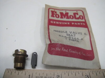 NOS OEM Genuine Ford 1955 56 T-Bird Crown Victoria Needle and Valve B6A-9564-A - Изображение 1 из 4