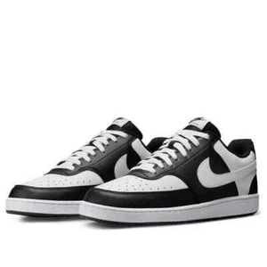 Nike Mens Size 14 Court Vision Low Black White Panda HM9862-001 - Picture 1 of 6