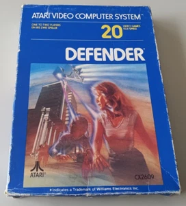 Atari 2600 Spiel "Defender" in Box ohne Anleitung PAL Version (Nr.8218S) - Bild 1 von 9