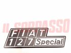 Geschriebenes Initialen Motorhaube Hinten Aluminium Fiat 127 Special Original