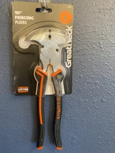 Great Neck Tool 10" Zaunzange Gummigriff gesenkgeschmiedeter wärmebehandelter Stahl - Bild 1 von 5