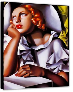 De Lempicka Porträt der jungen Mädchen art  Bild 50x60 Top artwork A5LT2 - Picture 1 of 4