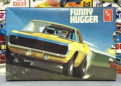 AMT 1969 CAMARO "FUNNY HUGGER" FUNNY CAR #T344 MPC 1/25 NOS COMPLETE MODEL KIT - Image 1 of 4