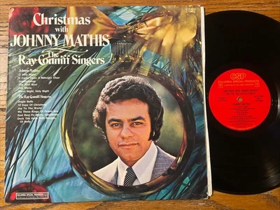 Christmas With Johnny Mathis And Ray Conniff LP Columbia CSP Stereo GD - Image 1 of 4