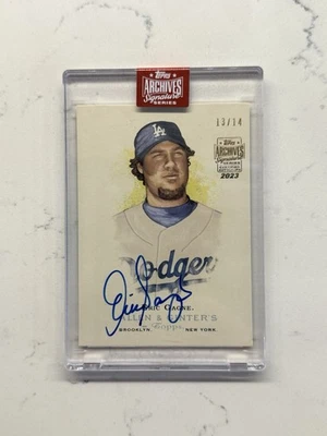 Serie Signature 2023 Topps Archives Eric Gagne Auto Allen & Ginter Dodgers Foto 1 de 2