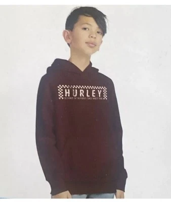Hurley Youth Fleece Hoodie Size L (14/16) Burgundy - NWT - Изображение 1 из 3