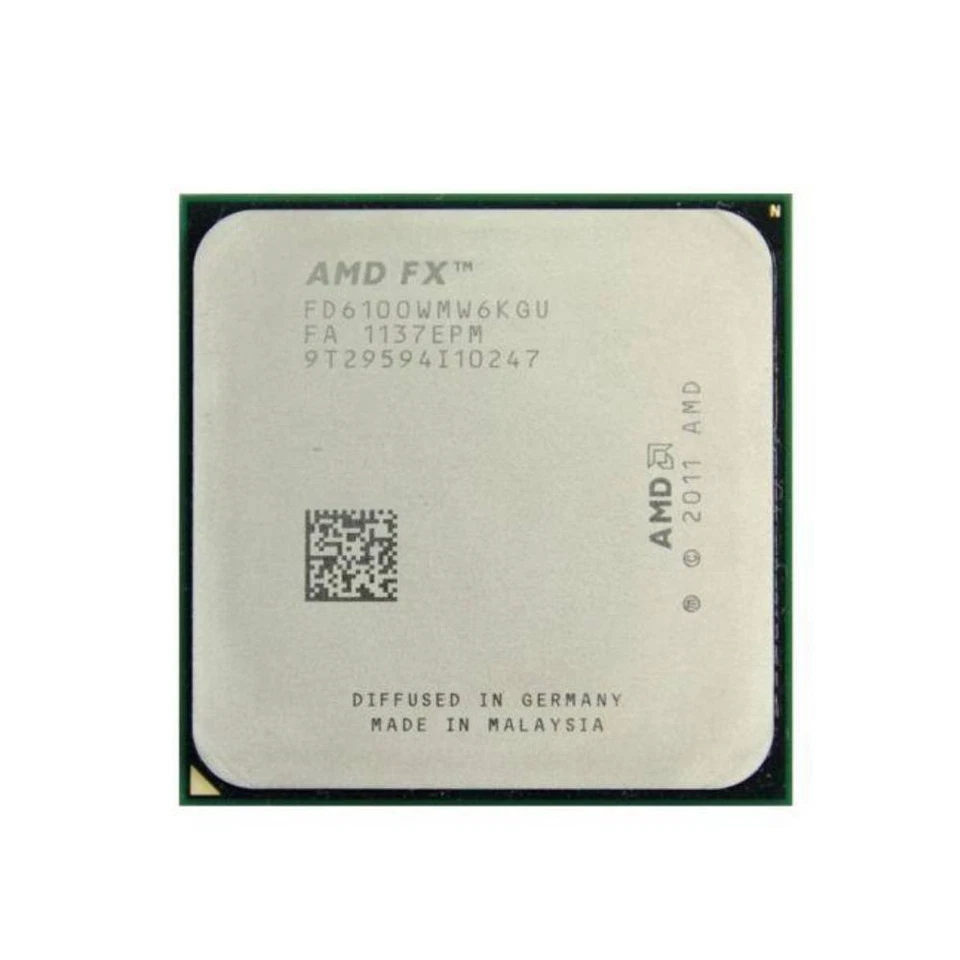 AMD FX-6100 CPU 3.3GHz Socket AM3+ 95W Processor - Image 1 of 1