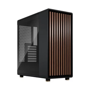Fractal Design North Charcoal Black Tempered Glass Dark - Wood Walnut Front - Gl - Afbeelding 1 van 10