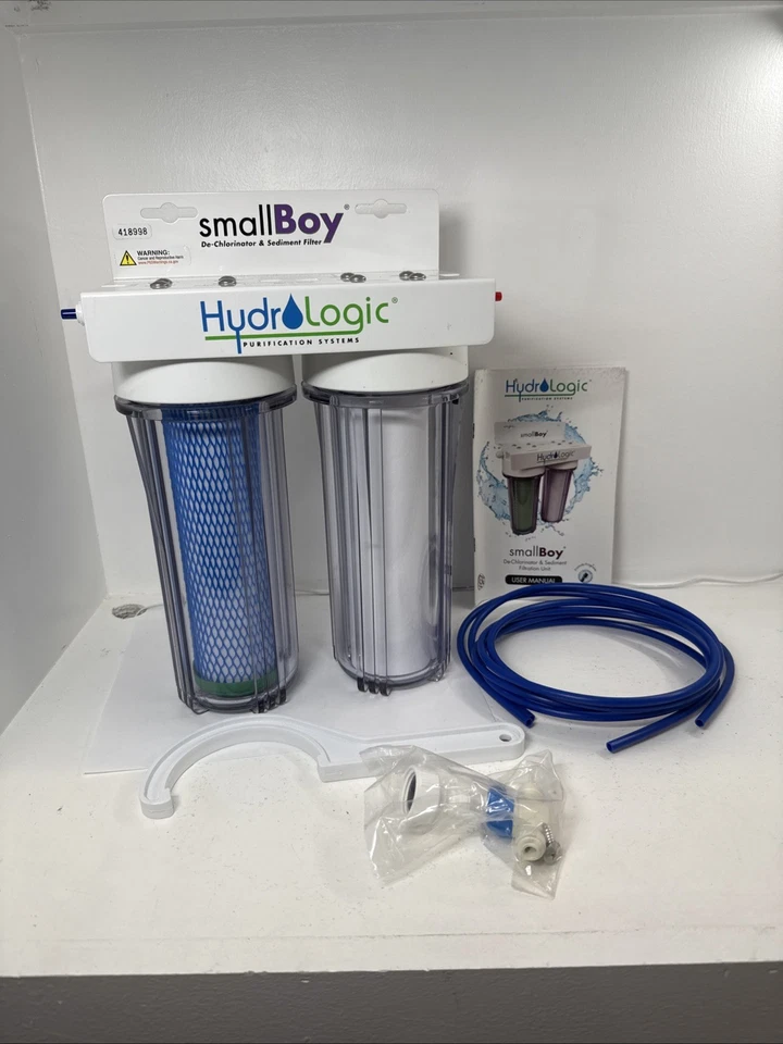 Система фильтрации воды для маленьких мальчиков Hydro Logic осадочный фильтр дехлоратор США - Изображение 1 из 4