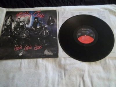 Motley Crue Girls Girls Girls LP Elektra 60725 NM MASTERDISK BMG - Image 1 of 2