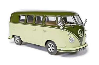 Corgi Vanguards VA14502 VW Type 2 (T1) Campervan Two Tone Green Ltd Edition 1100 - Image 1 of 4
