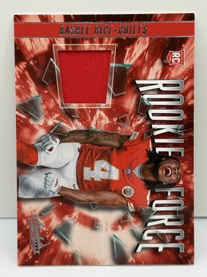 2023 Panini Absolute Rookie Force Rashee Rice #RF-17 RC MEM - Image 1 of 2