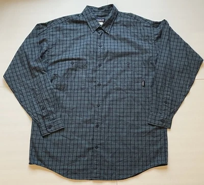 Camisa informal de algodón orgánico Patagonia para hombre manga larga con botones talla grande Foto 1 de 4