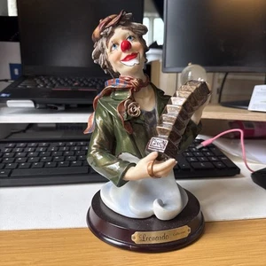 Haunted Vintage De Capoli Clown Figurine Leonardo Collection - Picture 1 of 5