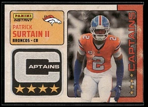 Panini Instant Patrick Surtain II CAPITANES 2024 1/351 SP Denver Broncos #CAP-33 - Imagen 1 de 2