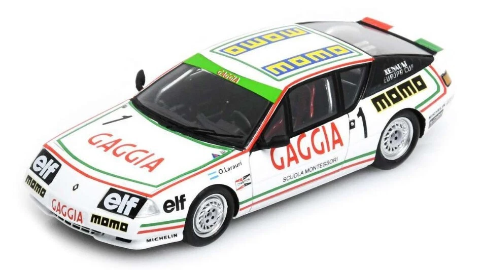 Modellino auto scala 1:43 Spark RENAULT ALPINE V6 TURBO RACING modellismo NEW - Immagine 1 di 1