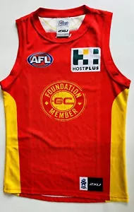 GOLD COAST SUNS Football AFL Club 2013 Foundation Member Jersey Guernsey Small S - Picture 1 of 10