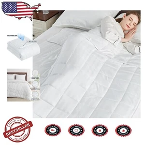 Eco-Friendly Cooling Weighted Blanket 3lbs - Ultra Soft for -Round Use - Picture 1 of 9