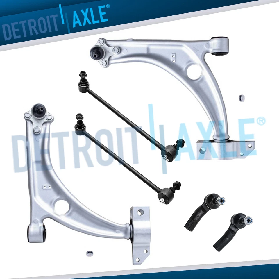 Brazo de control inferior delantero + barra estabilizadora barra de amarre exterior para Volkswagen Passat 2006-2010 Foto 1 de 4