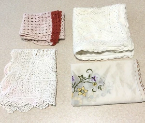 Vintage Doily Dollie Retro Kitchen Kitsch Homeware Home Decor x 4 Bulk Lot - Picture 1 of 12