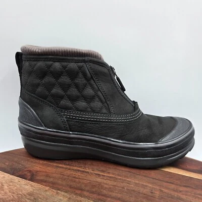 Clarks Outdoor Muckers 靴子 女式 7M 黑色磨砂鸭 雨 雪 冬 — 第 1/4 张图片
