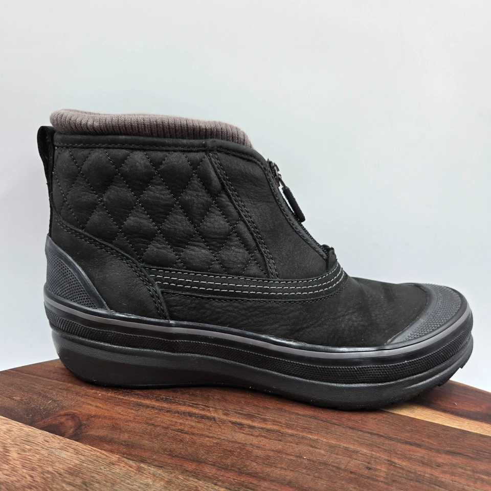 Clarks Botas Muckers Exterior Para Mujer 7M Negro Nubuck Pato Lluvia Nieve Invierno Foto 1 de 4