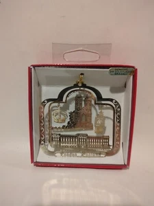 London England Nations Treasures 24K Gold on Brass Christmas Ornament With Box - Picture 1 of 5
