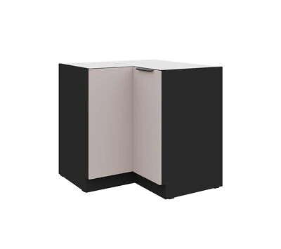 Küchen Eckunterschrank 90x90 cm Küche ARONA Kaschmir beige Küchenzeile - Bild 1 von 4