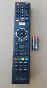 SEIKI SMART REMOTE CONTROL 845-058-00B01 FOR SE58GY27T,SE40FYT,SE48UXC4T,SE50FYT - Picture 1 of 5