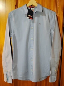 Camisa Manga Larga Tommy Jeans, Hombre, Azul, Talla S - Imagen 1 de 5
