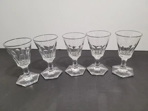 5 verres cristal Baccarat H 10.3 cm - Picture 1 of 11
