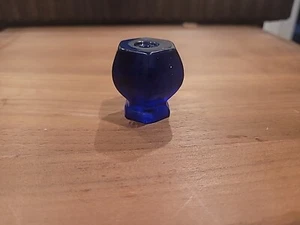 Vintage Blue Glass Drawer Pulls SINGLE --OLD NEW STOCK. - Picture 1 of 5