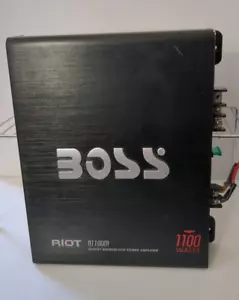 BOSS R1100M RIOT 1100W AMP MOSFET Monoblock Car Audio Power Amplifier Channel - Picture 1 of 12