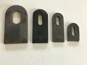 Anschweißlasche mit Lochung Stahl roh - Metall Halter Eisen Loch Halter Lasche - Bild 1 von 1