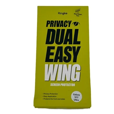 Galaxy S23 Ultra Ringke Dual Easy Wing Screen Protector + Application Kit - Image 1 of 4