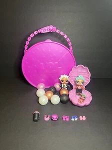 LOL Surprise Lot Pink Bin Carry Case, Clam Shell, Dolls, Clothes, Shoes & Balls - Picture 1 of 9