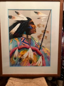 Original Framed Jim Prindiville Watercolor - Bild 1 von 3