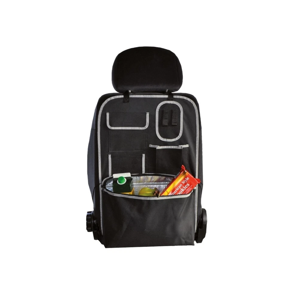 Rücksitzschoner Kühltasche Organizer Rücksitz Rückenlehnenschutz Kinder Auto - Bild 1 von 1