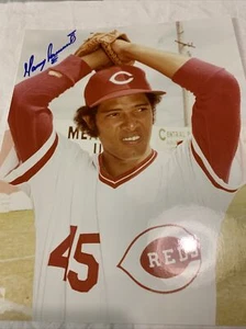 MANNY SARMIENTO CINCINNATI REDS 1976 WORLD SERIES CHAMPS SIGNIERT 8x10 A - Bild 1 von 2