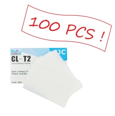 JJC 100PCS Soft Cleaning Paper Tissue for Camera Lens Filter Eyeglass Screen - Image 1 of 4