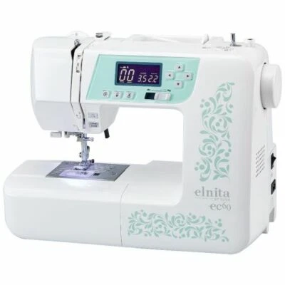 Elna Elnita ec60 Quilting Sewing Machine + Push Button Scissor New - Image 1 of 4
