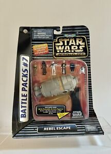 Vintage 1996 Star Wars Galoob Micro Machines ~ Battle Packs DROID ESCAPE POD #7